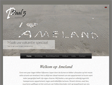 Tablet Screenshot of amelandpaal5.nl